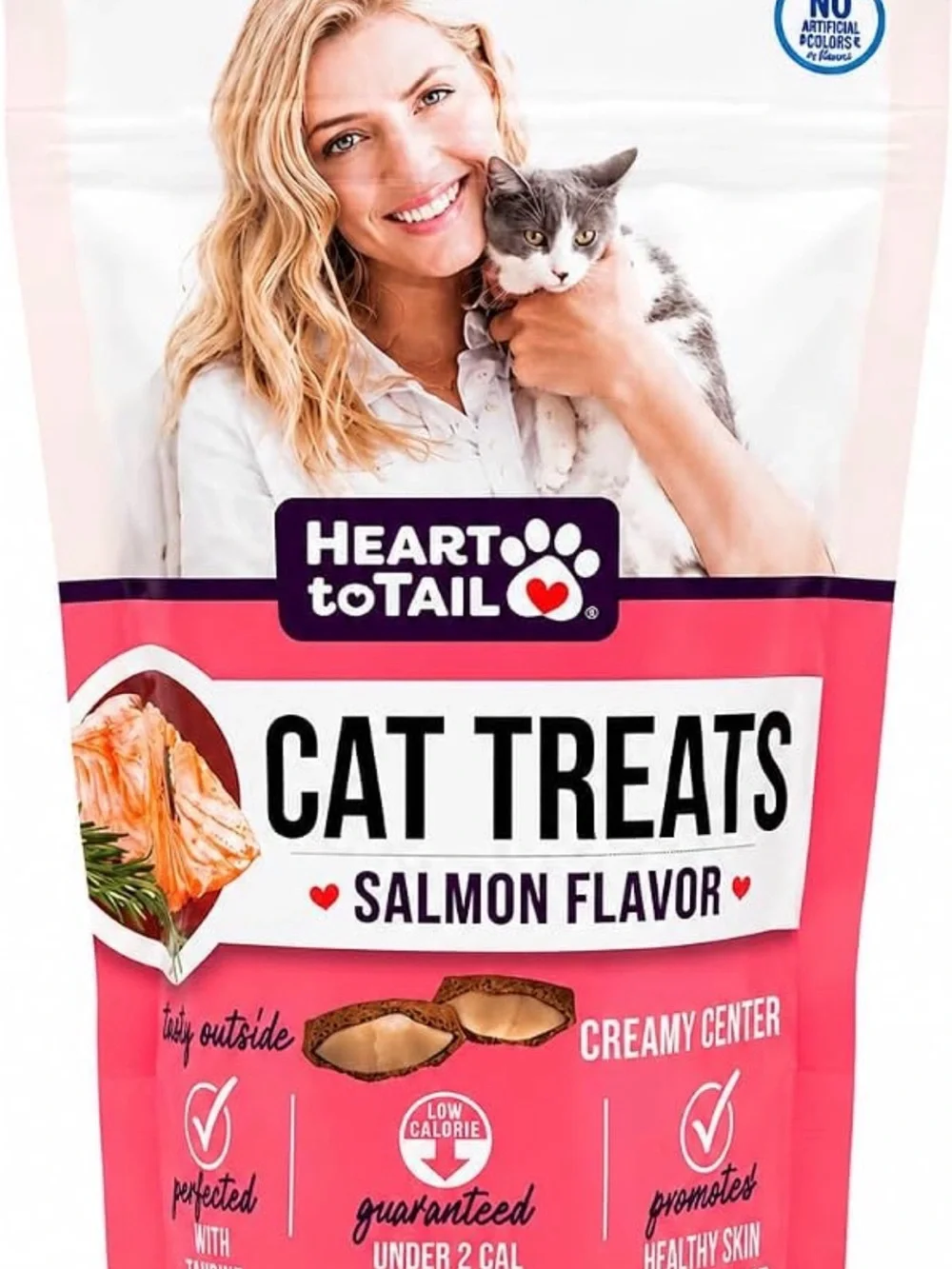 Pink Salmon Flavor Cat Treats 5pk